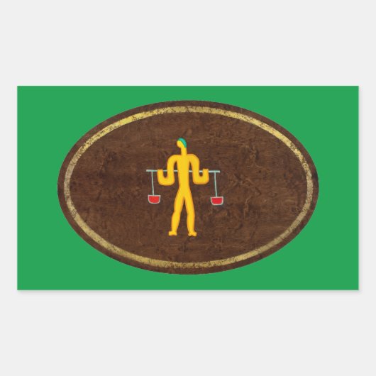Sticker Rectangulaire Libra 2008 (Devant)