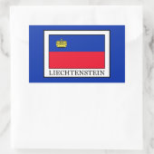 Sticker Rectangulaire Liechtenstein (Sac)