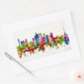 Sticker Rectangulaire Ligne de Phoenix (Enveloppe)