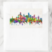 Sticker Rectangulaire Ligne du Minneapolis (Sac)