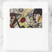 Sticker Rectangulaire Ligne ininterrompue Kandinsky Transverse (Sac)