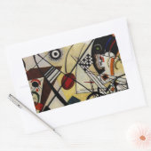 Sticker Rectangulaire Ligne ininterrompue Kandinsky Transverse (Enveloppe)