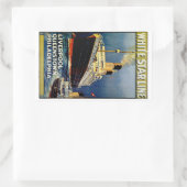 Sticker Rectangulaire Ligne White Star (Sac)