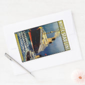 Sticker Rectangulaire Ligne White Star (Enveloppe)