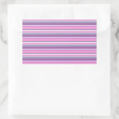 Sticker Rectangulaire Lilac rayures (Sac)