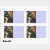 Sticker Rectangulaire Lilacs au soleil (Feuille)