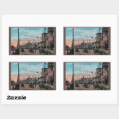 Sticker Rectangulaire L'île de Coney (Feuille)