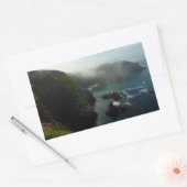 Sticker Rectangulaire L'île de Foggy Anacapa aux îles Channel (Enveloppe)