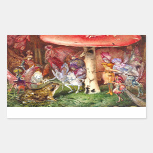 Sticker Rectangulaire L'intrus John Anster Fitzgerald
