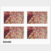 Sticker Rectangulaire Lion Elégant Terre : Hakuna Matata Design textuel (Feuille)