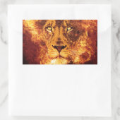 Sticker Rectangulaire Lion flamand de Juda (Sac)