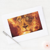 Sticker Rectangulaire Lion flamand de Juda (Enveloppe)