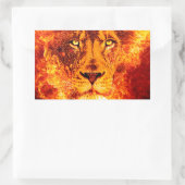 Sticker Rectangulaire Lion flamand de Juda (Sac)