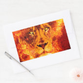 Sticker Rectangulaire Lion flamand de Juda (Enveloppe)