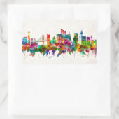 Sticker Rectangulaire Lisbon Portugal (Sac)