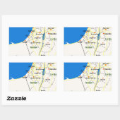 Sticker Rectangulaire L'Israël map.JPG (Feuille)