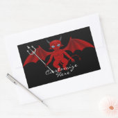 Sticker Rectangulaire Little Red Devil Thunder_Cove (Enveloppe)