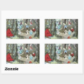 Sticker Rectangulaire Little Red Riding Hood : End Pages (Feuille)