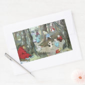 Sticker Rectangulaire Little Red Riding Hood : End Pages (Enveloppe)