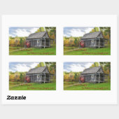 Sticker Rectangulaire Live Simply Old Mill (Feuille)