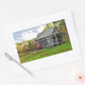 Sticker Rectangulaire Live Simply Old Mill (Enveloppe)