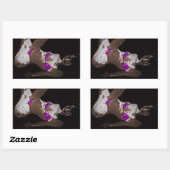 Sticker Rectangulaire LivingDoll 3 (Feuille)