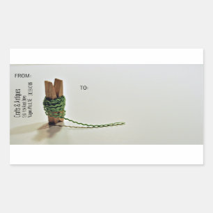 Sticker Rectangulaire Livraison Vintage de l'article RicRac Rick Rick Cr