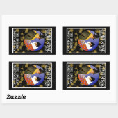 Sticker Rectangulaire Livre (Feuille)