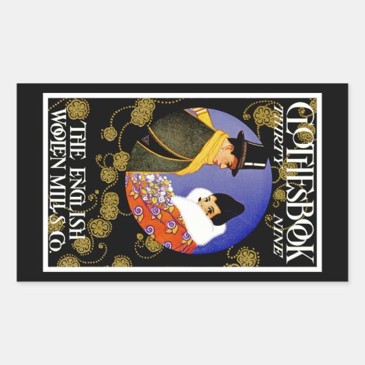 Sticker Rectangulaire Livre (Devant)