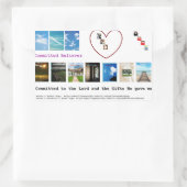 Sticker Rectangulaire Livres et à (Sac)