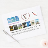 Sticker Rectangulaire Livres et à (Enveloppe)