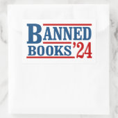 Sticker Rectangulaire Livres interdits 2024 (Sac)