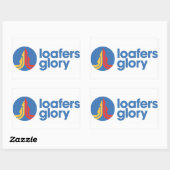Sticker Rectangulaire Loafers Cercle - Logo Gloire (Feuille)