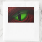 Sticker Rectangulaire L'oeil du Dragon (Sac)