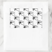 Sticker Rectangulaire L'Oeil Du Motif Horus (Sac)