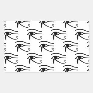 Sticker Rectangulaire L'Oeil Du Motif Horus