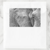 Sticker Rectangulaire L'oeil d'un éléphant (Sac)