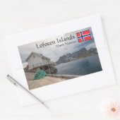 Sticker Rectangulaire Lofoten Norvège (Enveloppe)