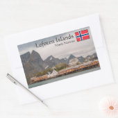 Sticker Rectangulaire Lofoten Norvège (Enveloppe)