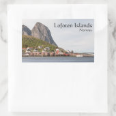 Sticker Rectangulaire Lofoten Souvenir (Sac)