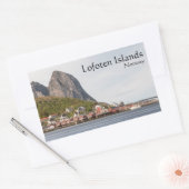Sticker Rectangulaire Lofoten Souvenir (Enveloppe)