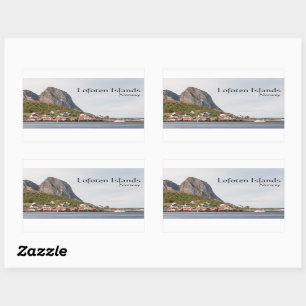 Sticker Rectangulaire Lofoten Souvenir