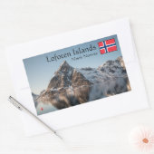 Sticker Rectangulaire Lofoten Souvenir (Enveloppe)