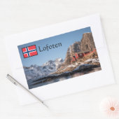 Sticker Rectangulaire Lofoten Souvenir (Enveloppe)