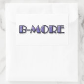 Sticker Rectangulaire Logo B-MORE (Sac)