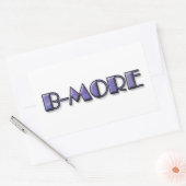 Sticker Rectangulaire Logo B-MORE (Enveloppe)