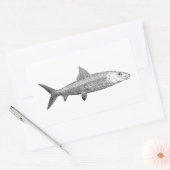 Sticker Rectangulaire Logo Bonefish (Enveloppe)