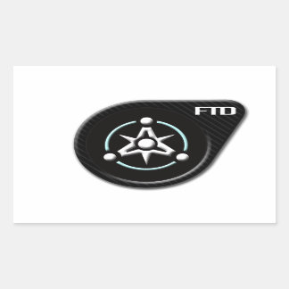 Sticker Rectangulaire Logo d'autocollant de FTD