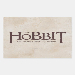 Sticker Rectangulaire Logo de Hobbit - obscurité