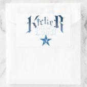 Sticker Rectangulaire Logo de Kicker (Sac)